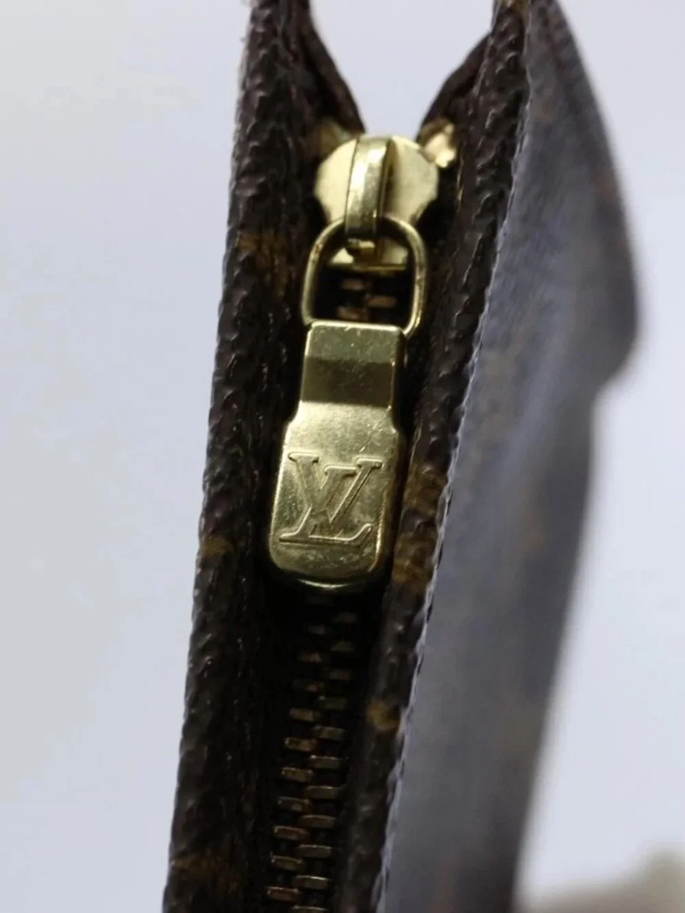 LOUIS VUITTON Monogram Bucket PM Accessory Pouch LV Auth am5497